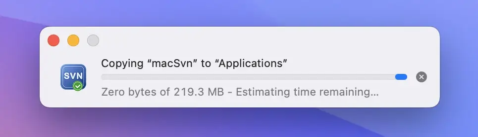 macSvn installation and uninstallation - Coping macSvn